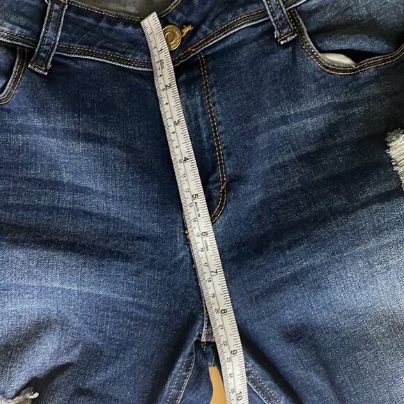 Kensie effortless ankle mid rise distressed jeans women’s 4 - Picture 13 of 13